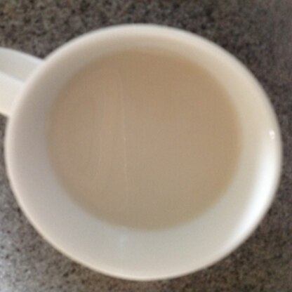 ミルクたっぷりで作りました。ほんのりキャラメル味がとても美味しかったです。
